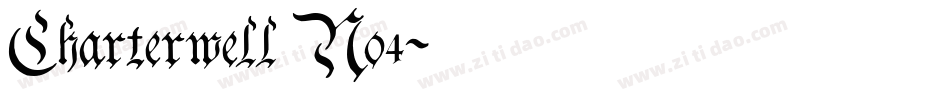 Charterwell No4字体转换